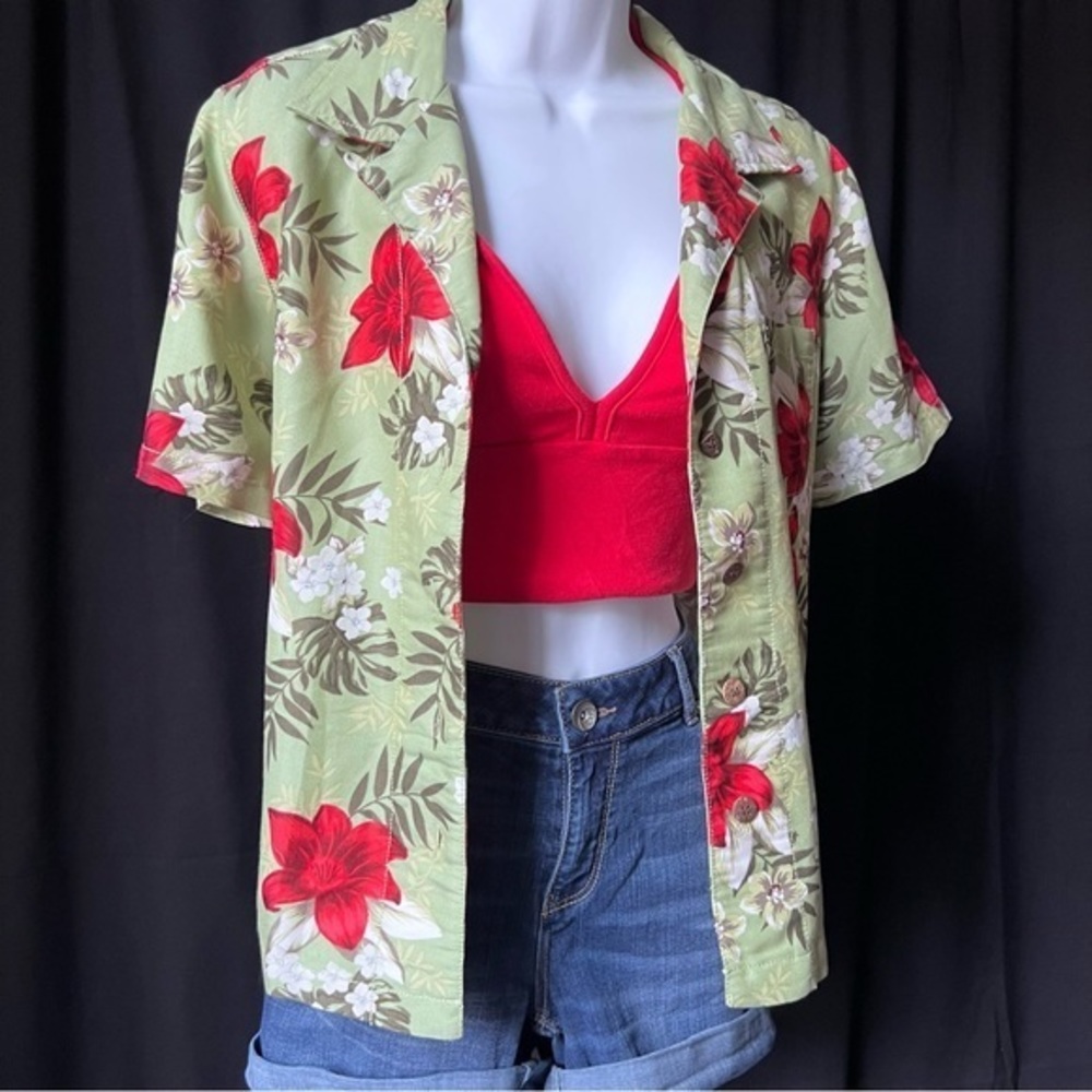 Joe Marlin 90s Vintage Women’s Hawaiian Button Down